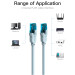 Vention Патч-корд Cat.5E UTP Patch Cable 1.5M Blue Vention (VAP-A10-S150)