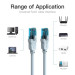 Патч-корд Cat.5E UTP Patch Cable 2M Blue Vention (VAP-A10-S200)