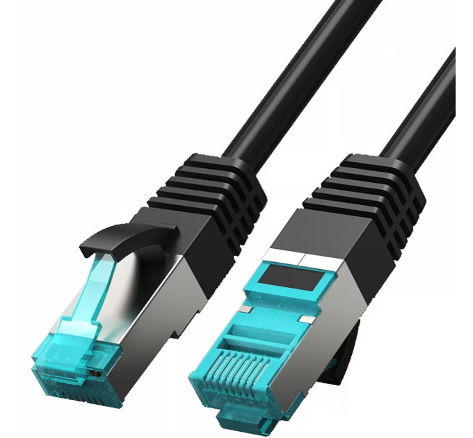 Vention Патч-корд Cat.5E FTP Patch Cable 1.5M Black Vention (VAP-B05-B150)