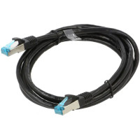 Патч-корд Cat.5E FTP Patch Cable 1.5M Black Vention (VAP-B05-B150)