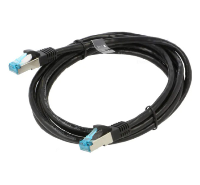 Патч-корд Cat.5E FTP Patch Cable 5M Black Vention (VAP-B05-B500)