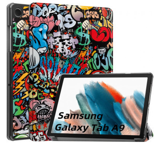 Чохол до планшета BeCover Smart Case Samsung Tab A9 SM-X115 8.7" Graffiti (709914)
