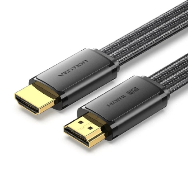 Кабель мультимедійний Flat HDMI Cable 10M Black Vention (VAA-B02-L1000)