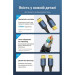 Vention Кабель мультимедійний Cotton Braided DP Male to Male HD Cable 8K 3M Blue Aluminum Alloy Type Vention (HCELI)