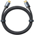 Кабель мультимедійний Fabric Braided HDMI-A Male to Male HD Cable 16K 2M Gray Vention (ALVHH)