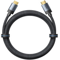 Кабель мультимедійний Fabric Braided HDMI-A Male to Male HD Cable 16K 3M Gray Vention (ALVHI)