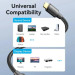 Vention Кабель мультимедійний HDMI-A Male to Male 4K HD Cable PVC Type 2M Black Vention (ALIBH)