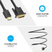 Кабель мультимедійний HDMI to DVI Cable 1.5M Black Vention (ABFBG)