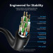 Кабель мультимедійний HDMI-A Male to Male 4K HD Right Angle Cable 90 Degree 2M Black Vention (ALRBH)