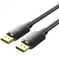 Кабель мультимедійний Fabric Braided DP 2.1 Male to Male 80G HD Cable 1M Gray Aluminum Alloy Type Vention (HGCHF)