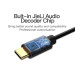 Кабель мультимедійний Type-C to 3.5mm Male Spring Audio Cable 1M Black Metal Type Vention (BGABF)