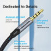 Кабель мультимедійний TRRS 3.5MM Male to Male Aux Cable 0.5M Gray Vention (BAQHD)