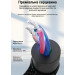 Vention Кабель мультимедійний TRRS 3.5MM Male to Male Aux Cable 0.5M Gray Vention (BAQHD)