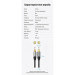 Кабель мультимедійний Optical Fiber Audio Cable Aluminum Alloy Type 1.5M Gray Vention (BAVHG)