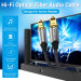 Vention Кабель мультимедійний Optical Fiber Audio Cable Aluminum Alloy Type 2M Gray Vention (BAVHH)