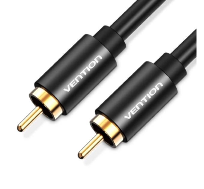 Кабель мультимедійний Coaxial Digital Audio Cable 1.5M Black Metal Type Vention (VAB-R09-B150)