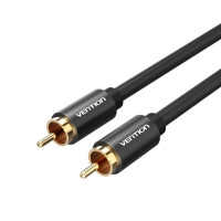 Кабель мультимедійний Coaxial Digital Audio Cable 2M Black Metal Type Vention (VAB-R09-B200)