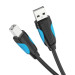 Кабель для принтера USB2.0 A Male to B Male Print Cable 1.5M Black Vention (VAS-A16-B150)