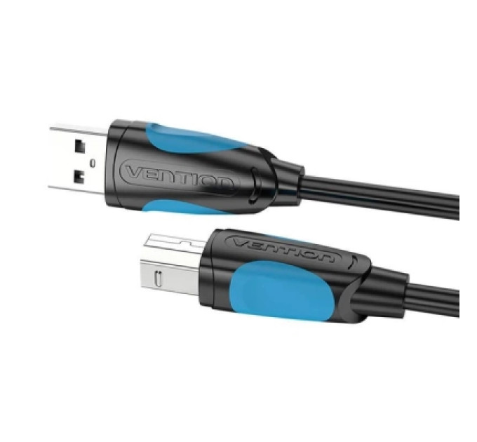 Кабель для принтера USB2.0 A Male to B Male Print Cable 1.5M Black Vention (VAS-A16-B150)