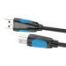 Кабель для принтера USB2.0 A Male to B Male Print Cable 1.5M Black Vention (VAS-A16-B150)