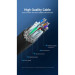 Дата кабель USB 3.0 A Male to A Male Cable 1.5M Black PVC Type Vention (CONBG)