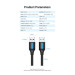 Дата кабель USB 3.0 A Male to A Male Cable 1.5M Black PVC Type Vention (CONBG)