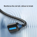 Vention Дата кабель USB 2.0 A Male to A Female Extension Cable 1M black PVC Type Vention (CBIBF)