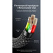 Дата кабель Nylon Braided USB 2.0 C Male to C Male 5A Cable 2M Black Zinc Alloy Type Vention (CTYBH)