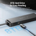 Зчитувач флеш-карт 2-in-1 USB 3.0 A Card Reader (SD+TF) Black Dual Drive Letter 0.15M Vention (CLPBB)