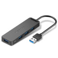 Зчитувач флеш-карт 2-in-1 USB 3.0 A Card Reader (SD+TF) Black Dual Drive Letter 0.15M Vention (CLPBB)