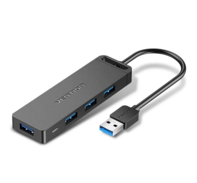 Зчитувач флеш-карт 2-in-1 USB 3.0 A Card Reader (SD+TF) Black Dual Drive Letter 0.15M Vention (CLPBB)