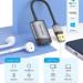 Звукова плата USB External Sound Card 0.15M Gray Metal Type Vention (CDKHB)