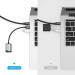 Звукова плата USB External Sound Card 0.15M Gray Metal Type Vention (CDKHB)