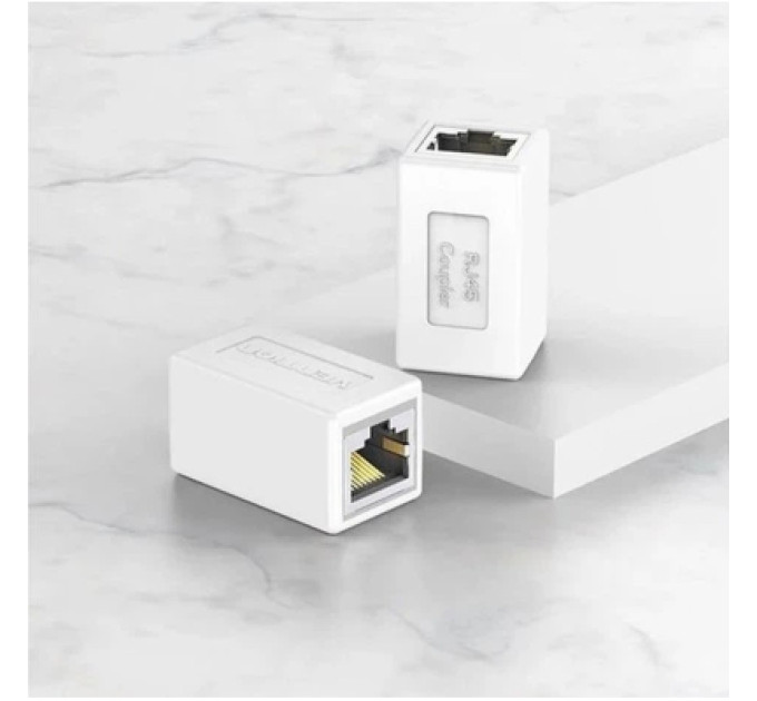 Зрощувач Cat.6 FTP Keystone Jack Coupler White Vention (IPVW0)