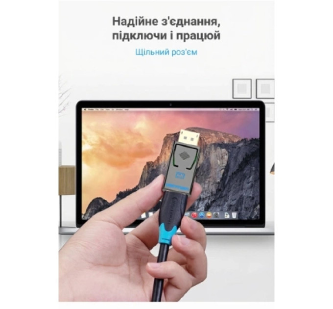 Vention Перехідник DisplayPort Male to HDMI Female Adapter Black Vention (HBMB0)
