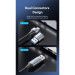 Перехідник USB-C + USB-A to 2.5 Gigabit Ethernet Adapter 0.15M Gray Aluminum Alloy Type Vention (CFUHB)