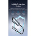 Перехідник USB-C + USB-A to 2.5 Gigabit Ethernet Adapter 0.15M Gray Aluminum Alloy Type Vention (CFUHB)