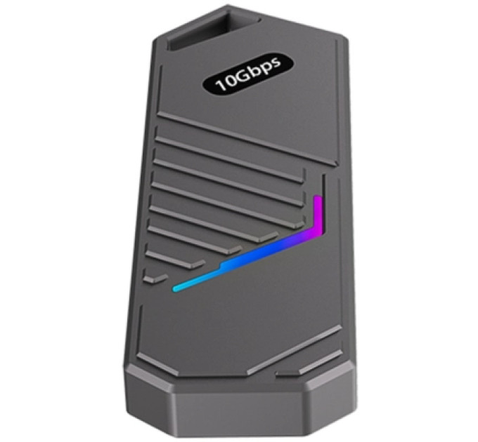 Кишеня зовнішня Dynamode M.2 SSD NVMe to USB-C USB 3.2 Gen2 aluminum black (DM-CAD-SSD14-N)