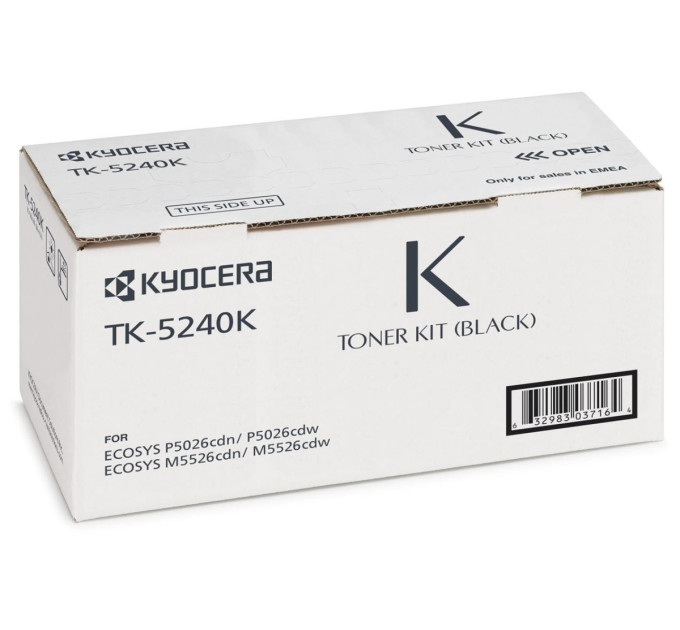 Kyocera Тонер-картридж  Kyocera TK-5240K Black 4K (1T02R70NL0)