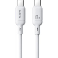 Дата кабель USB-C to USB-C 1.0m 100W white Baseus (P10377704213-00)
