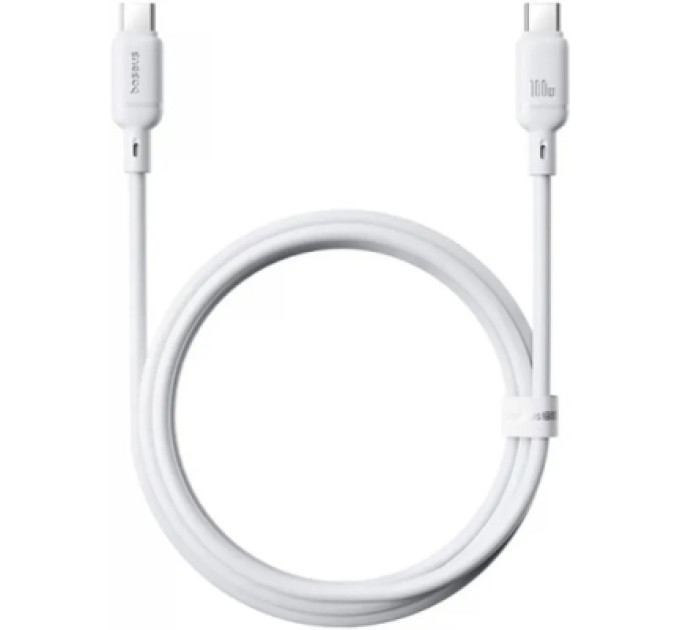 Baseus Дата кабель USB-C to USB-C 1.0m 100W white Baseus (P10377704213-00)