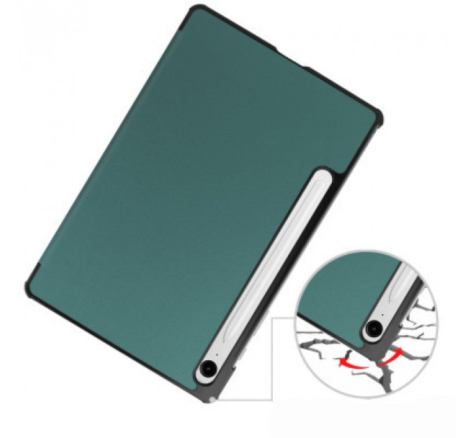 Чохол до планшета BeCover Smart Case Samsung Tab S9 (SM-X710/SM-X716)/S9 FE (SM-X510/SM-X516B) 11.0" Dark Green (710410)
