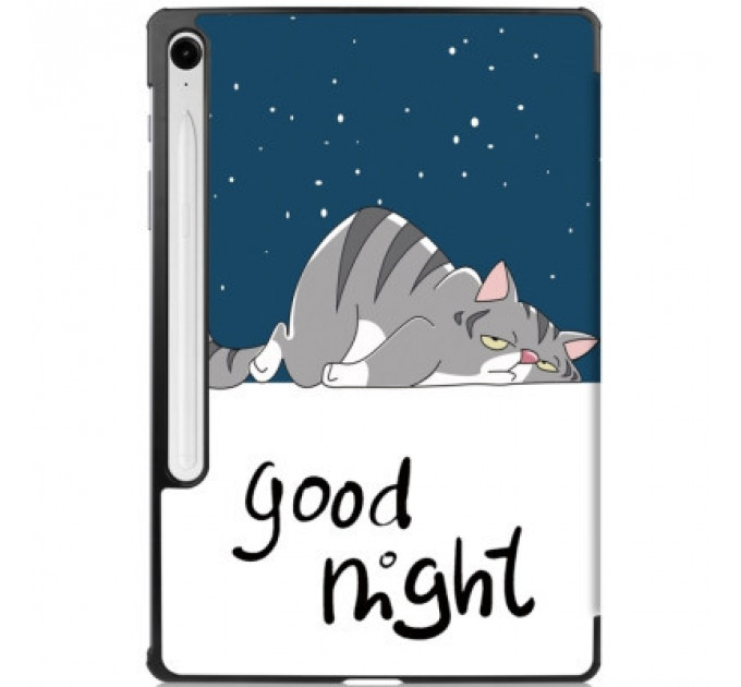 Чохол до планшета BeCover Smart Case Samsung Tab S9 (SM-X710/SM-X716)/S9 FE (SM-X510/SM-X516B) 11.0" Good Night (710418)