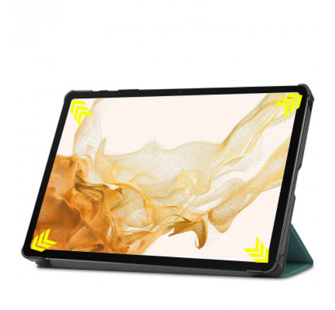 Чохол до планшета BeCover Smart Case Samsung Tab S9 Plus (SM-X810/SM-X816)/S9 FE Plus (SM-X610/SM-X616) 12.4" Dark Green (710323)