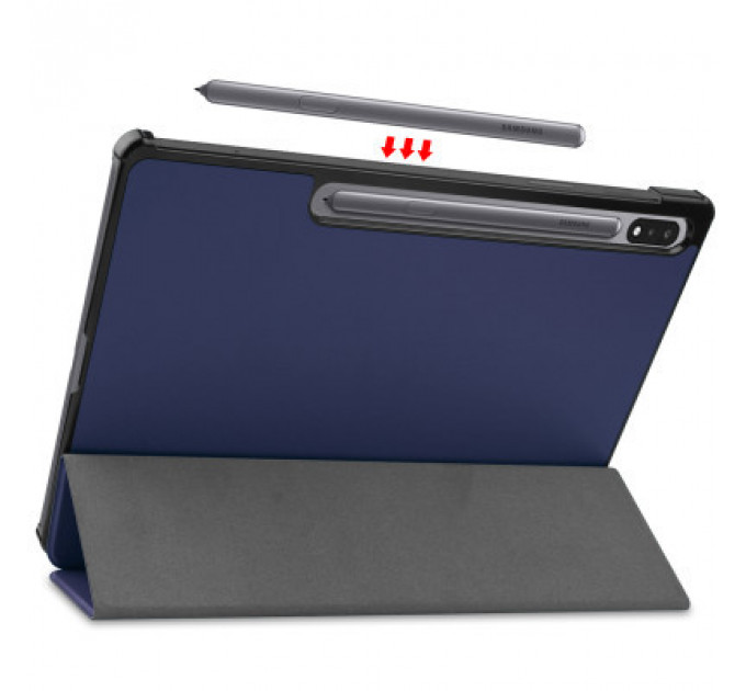 Чохол до планшета BeCover Smart Case Samsung Tab S9 Plus (SM-X810/SM-X816)/S9 FE Plus (SM-X610/SM-X616) 12.4" Deep Blue (710322)