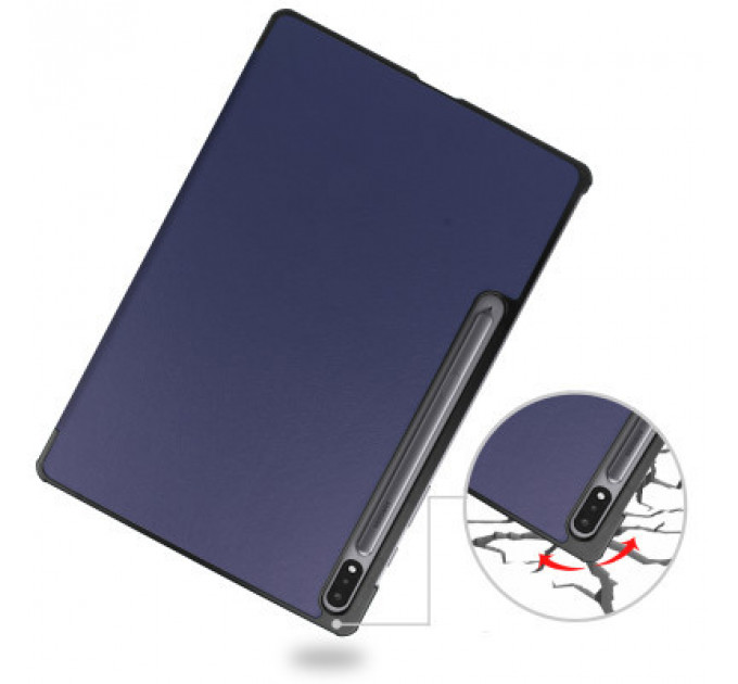 Чохол до планшета BeCover Smart Case Samsung Tab S9 Plus (SM-X810/SM-X816)/S9 FE Plus (SM-X610/SM-X616) 12.4" Deep Blue (710322)