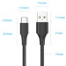 Vention Дата кабель USB 2.0 AM to Type-C 3.0m 3.0A (18W) PVC black Vention (CTHBI)