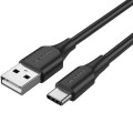 Vention Дата кабель USB 2.0 AM to Type-C 3.0m 3.0A (18W) PVC black Vention (CTHBI)