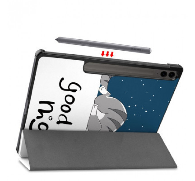 Чохол до планшета BeCover Smart Case Samsung Tab S9 Plus (SM-X810/SM-X816)/S9 FE Plus (SM-X610/SM-X616) 12.4" Good Night (710378)