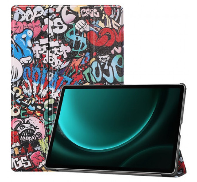 Чохол до планшета BeCover Smart Case Samsung Tab S9 Plus (SM-X810/SM-X816)/S9 FE Plus (SM-X610/SM-X616) 12.4" Graffiti (710377)